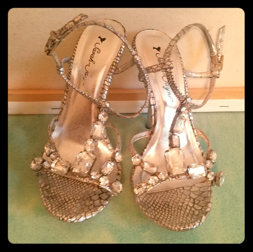 Sarah Jayne jeweled heels